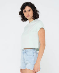 Rusty Blanks Baby Tee - Surf Spray