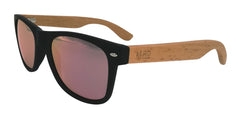 Moana Rd 50/50 Wooden Sunnies - Black Frame