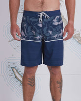 Salty Crew Tandem Boardshort - Blue Grey