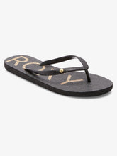 Roxy Viva Glitter V Sandal - Black