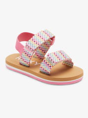 Roxy Girls Roxy Cage Sandals - White/Print