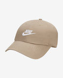 Nike Club Unstructured Futura Wash Cap - Khaki/White