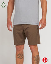 Volcom Frickin Modern Stretch 19 Shorts - Mushroom