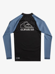 Quiksilver 8-16 On Tour LS Youth Rashie - Bering Sea