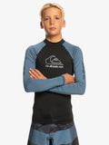 Quiksilver 8-16 On Tour LS Youth Rashie - Bering Sea