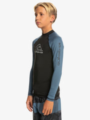 Quiksilver 8-16 On Tour LS Youth Rashie - Bering Sea