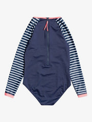 Roxy Girls 8-14 Girl Summer Good Wave Long Sleeve Rash Onesie -