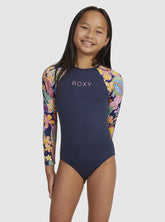Roxy Paradise Trip Onesie-Mood Indigo True Paradise