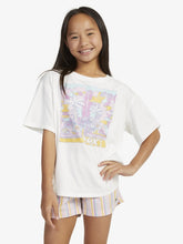 Roxy Girl 8 - 14 Gone to California Tee - Snow White