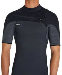 O'Neill Hyperfreak CZ Short Arm Steamer Wetsuit 2mm - Gunmetal/Black/Graphite