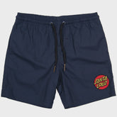 Santa Cruz Classic Dot Cruzier Youth Beach Short - Navy