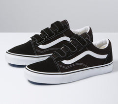 Vans Old Skool Velcro Suede/Canvas - Black/True White