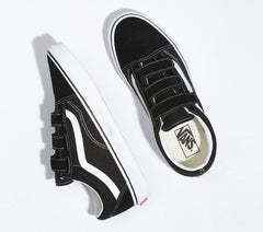 Vans Old Skool Velcro Suede/Canvas - Black/True White
