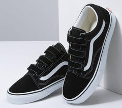 Vans Old Skool Velcro Suede/Canvas - Black/True White