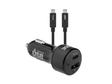 3SIXT USB-C Car Charger 27W - Black