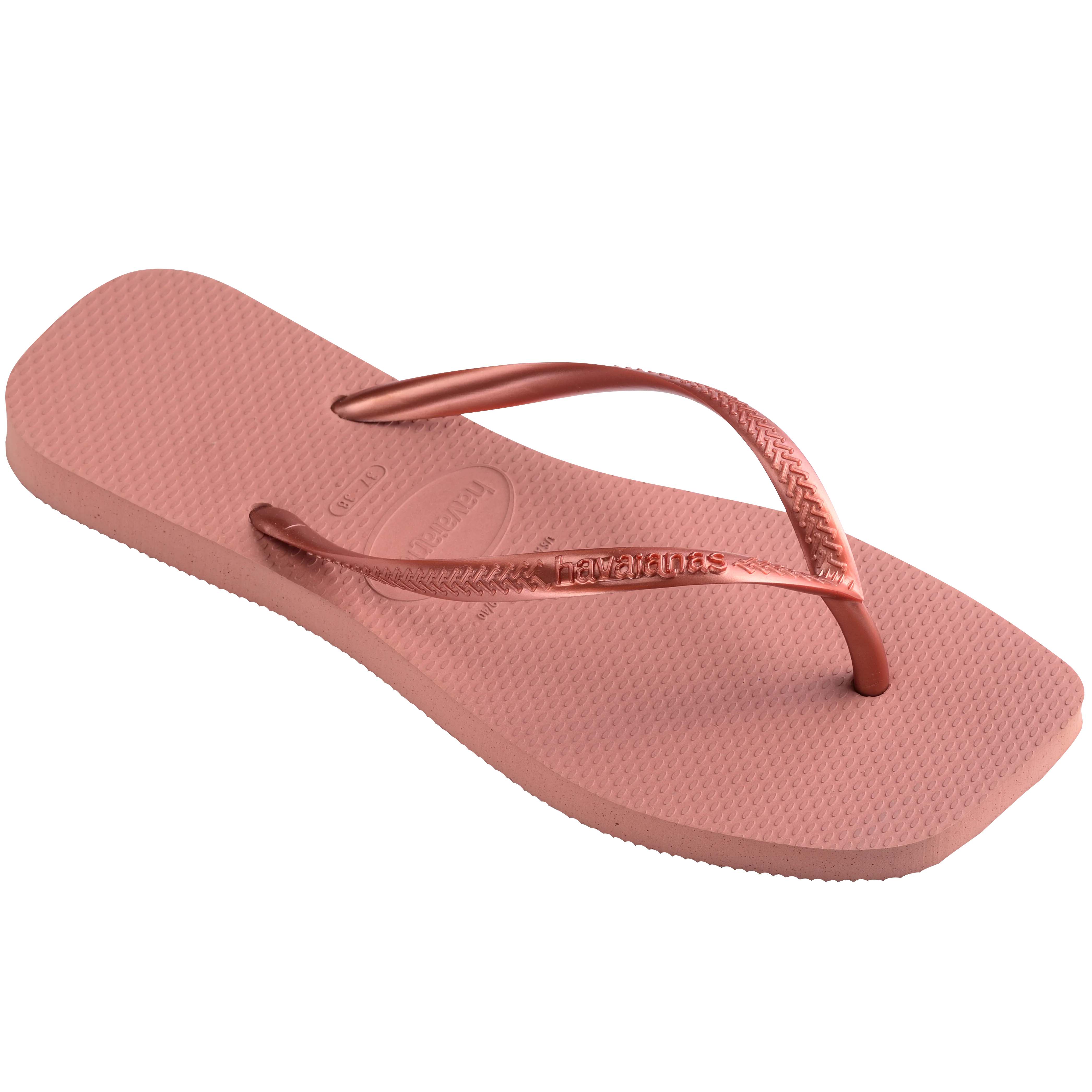 Havaianas Slim Square Logo Pop-Up - Crocus Rose