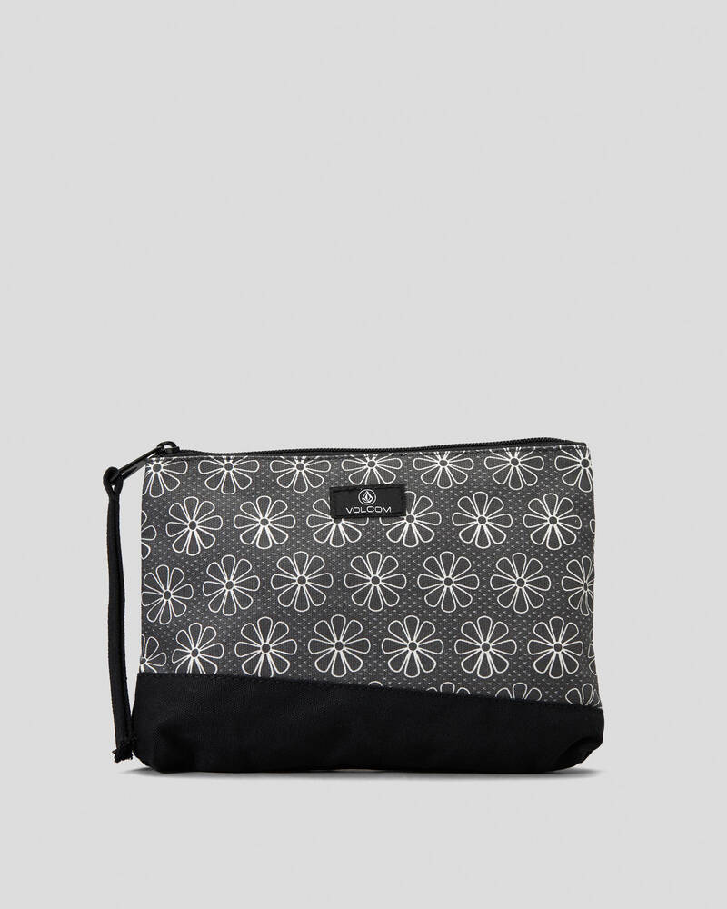 Volcom Schoolyard Canvas Pouch - Black/White