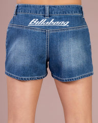Billabong Girls 8 - 16 Billa Legit Jnr Demin Short - Dark Denim