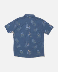 Salty Crew Drifter UV Button UP SS Shirt - Navy
