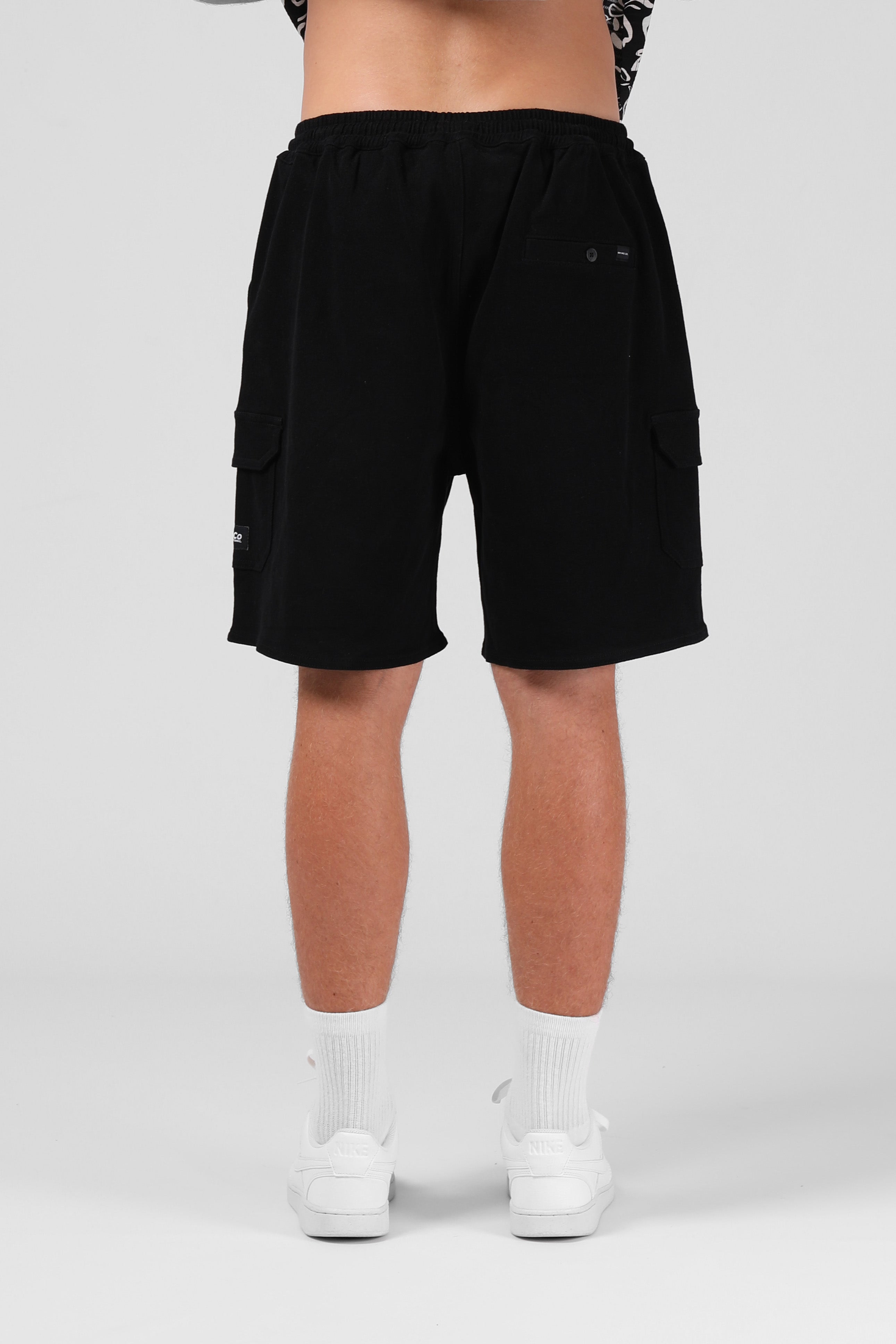 RPM Stretch Twill Cargo Short - Black