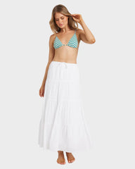 Billabong High Tides Maxi Skirt - White