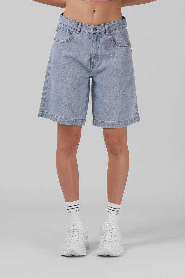 RPM Womens Denim Jorts - 90's Blue