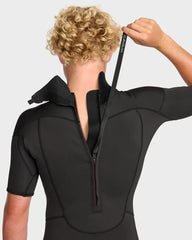 Quiksilver Mens Prologue Back Zip Springsuit 2/2 - Black