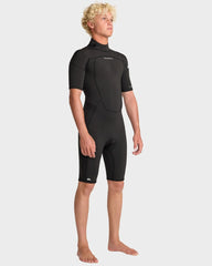 Quiksilver Mens Prologue Back Zip Springsuit 2/2 - Black