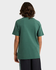 Quiksilver Youth 8-16 Tiki SS Tee - Jungle Green