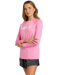 Roxy Essentials LS Rashie - Pink Cosmos