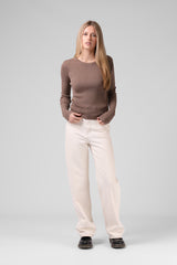 RPM Knitted LS Top - Taupe