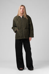 RPM Womens Quilted Jacket - Army