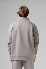 RPM Track 1/4 Zip Sweater - Pewter