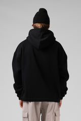 RPM Laxed Zip Thru Hood - Black