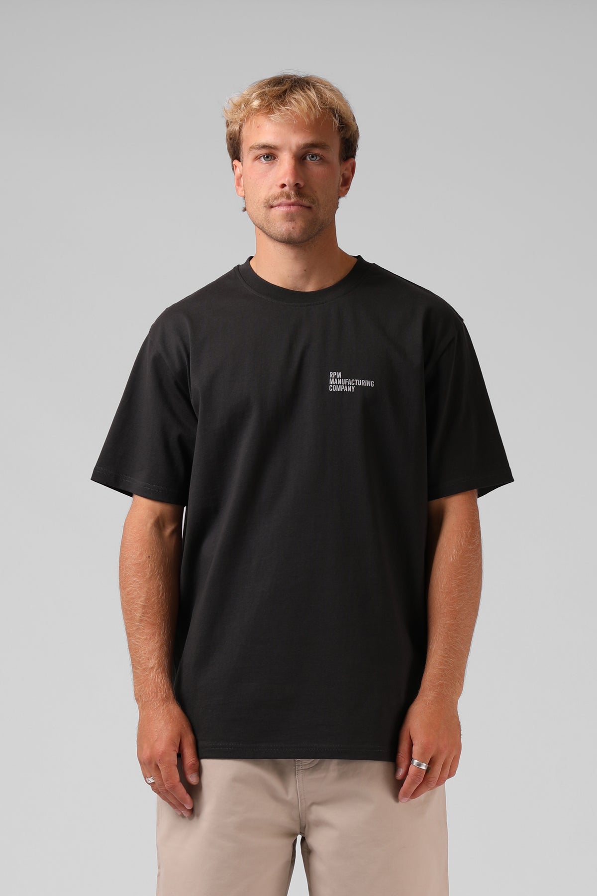 RPM Mens Base Tee - Charcoal