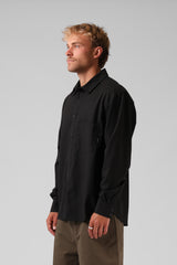 RPM Mens Smart Cotton Shirt - Black
