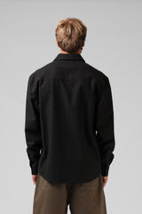 RPM Mens Smart Cotton Shirt - Black