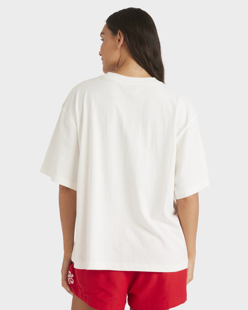 Roxy Chaser Tee - Egret