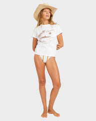 Roxy Aloha Mini Tee - White