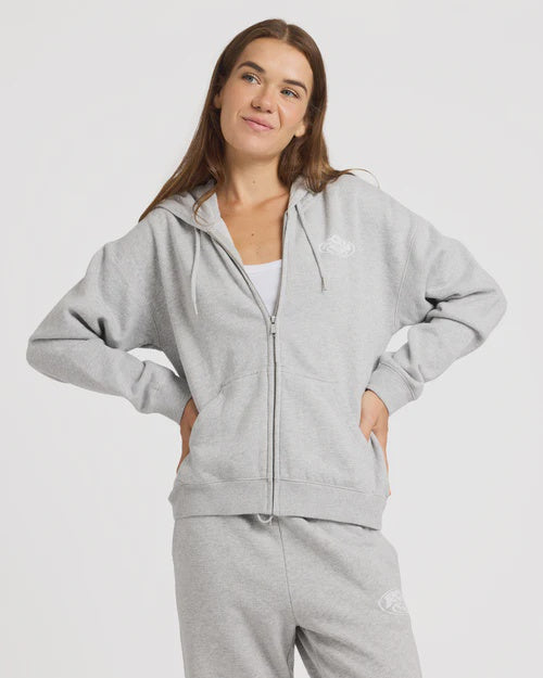 Roxy Dreamy Days Zip Hood - Grey Marle