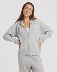 Roxy Dreamy Days Zip Hood - Grey Marle