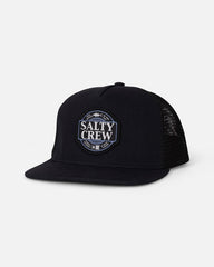 Salty Crew Split Fill Trucker - Black