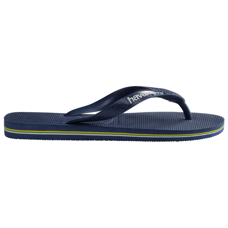 Havaianas Brazil Logo - Navy Blue