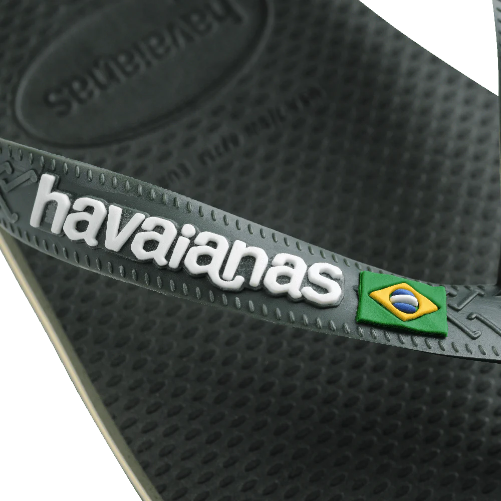 Havaianas Brazil Logo FC - Green Olive