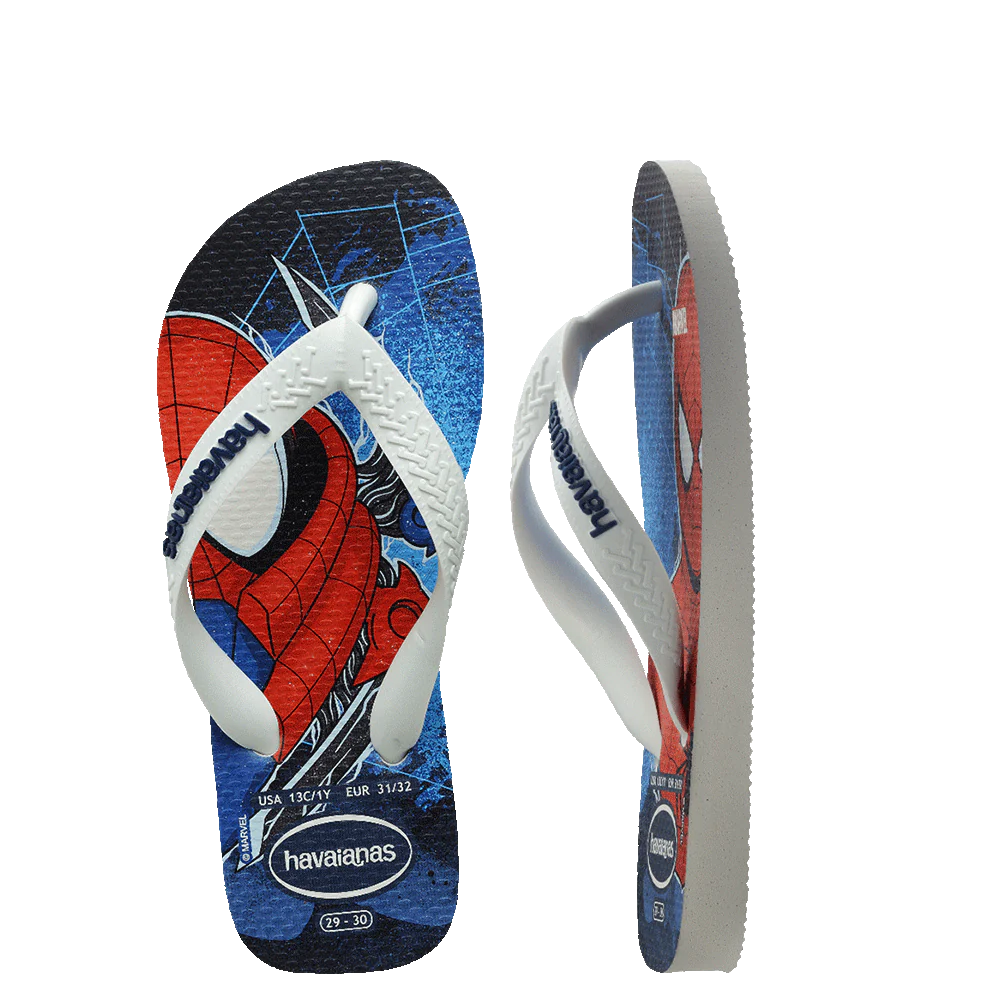 Havaianas Kids Top Marvel - Spiderman - White/White