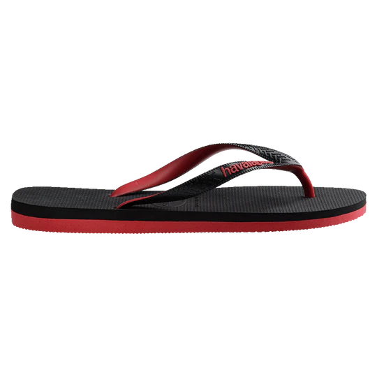 Havaianas Top Rubber - Black/Red Ruby