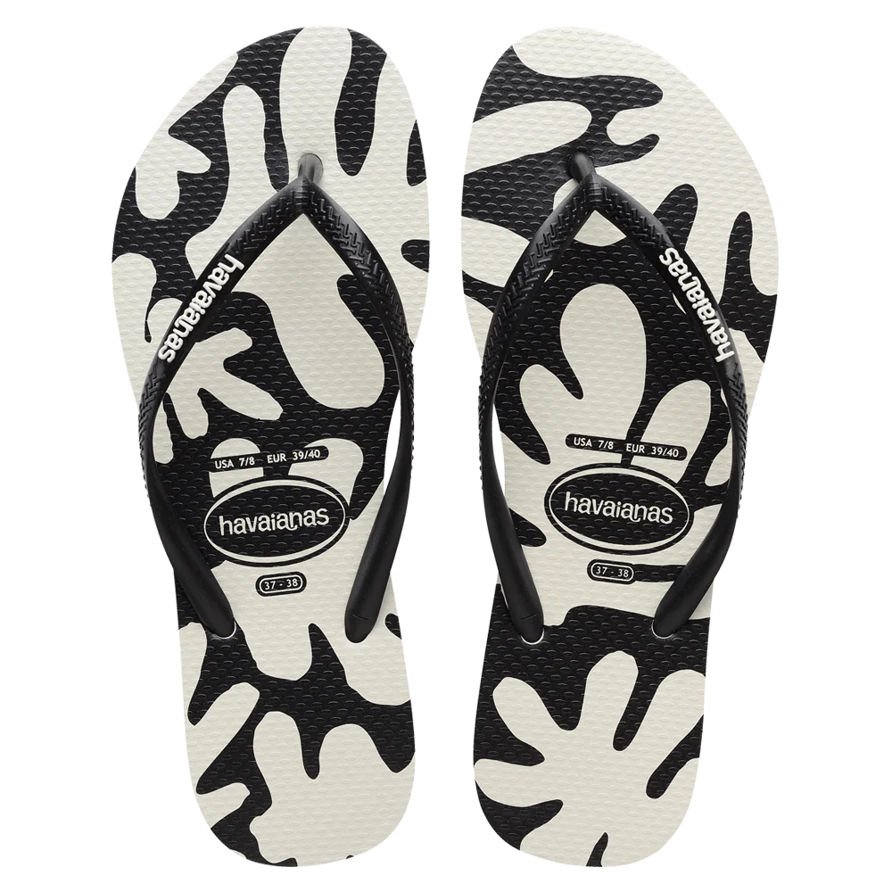 Havaianas Slim Coral FC - Black