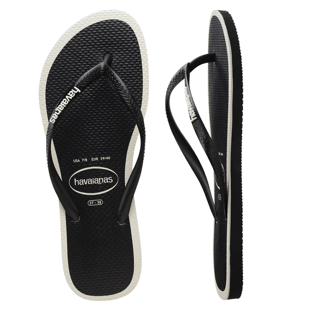 Havaianas Slim Frame - Black/White