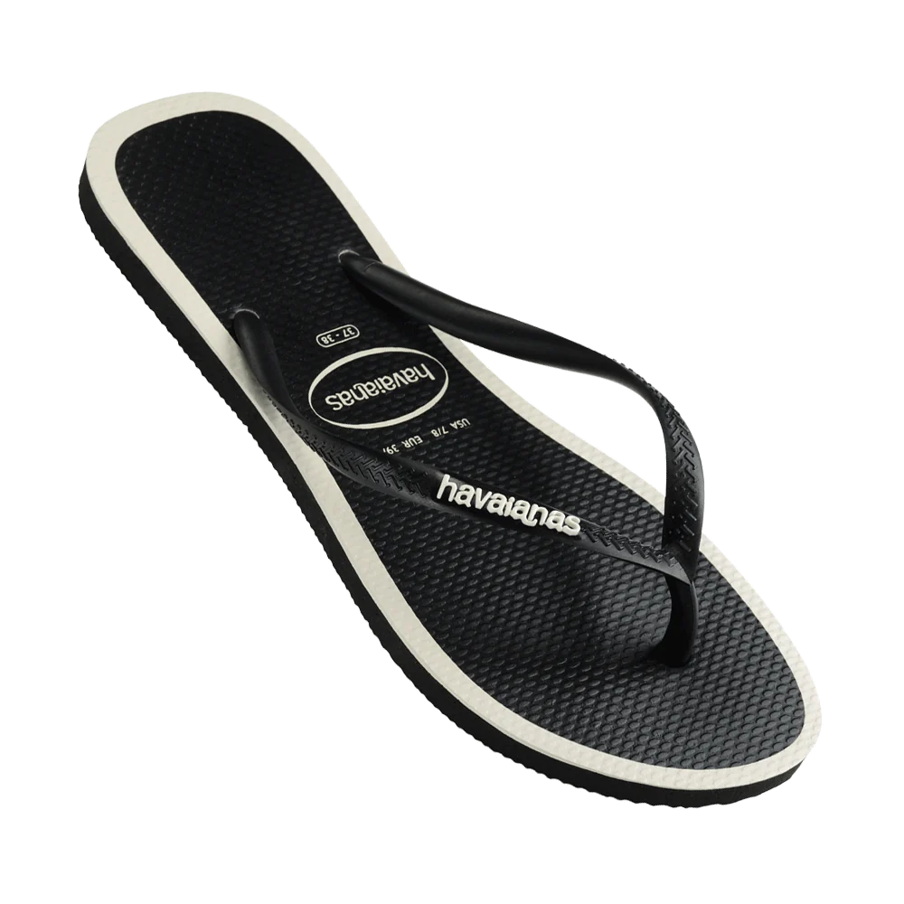 Havaianas Slim Frame - Black/White
