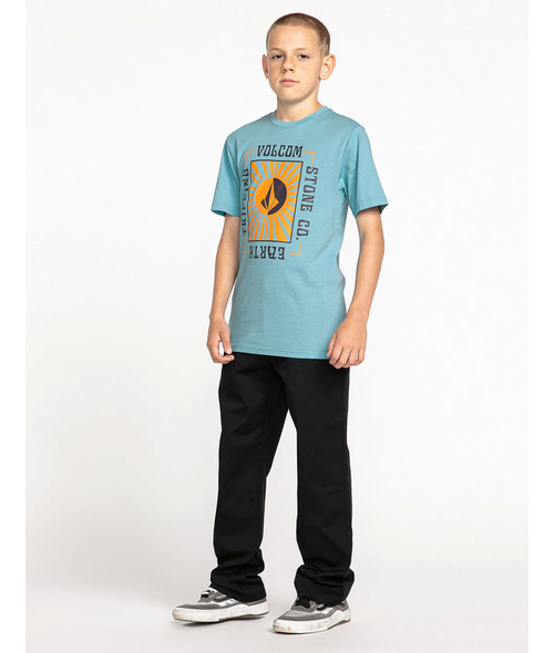 Volcom Youth Frickin Regular Stretch Pant - Black